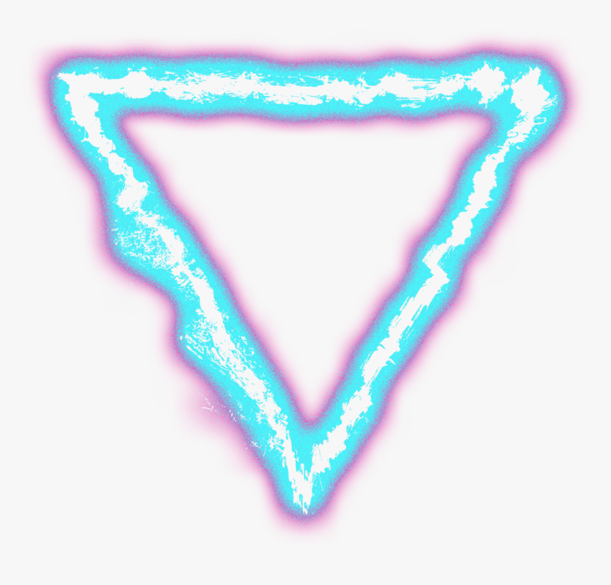 〰🔻〰
#triangle #colorful #gradient #triangleart #neon - Heart, HD Png Download