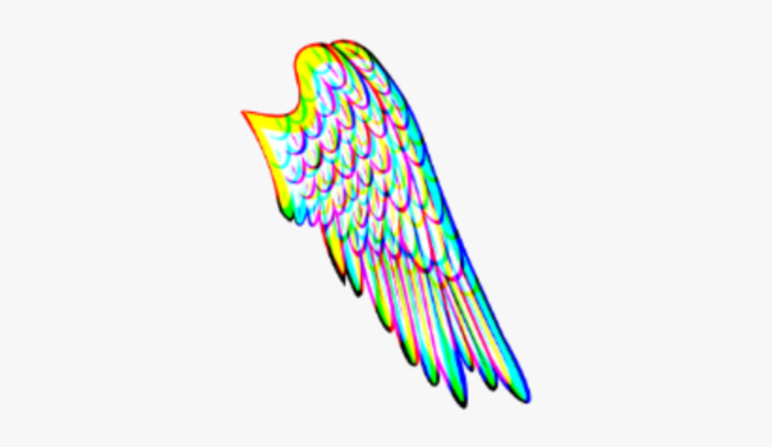 #freetoedit #angel #wings #glitch, HD Png Download