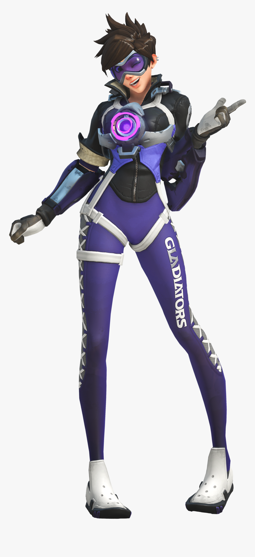 Out Of All Hero - Tracer Png, Transparent Png