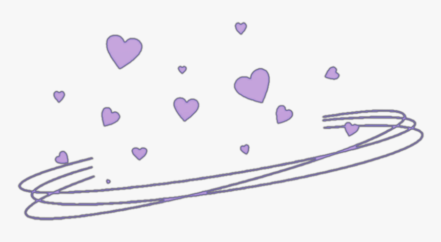 #heart #hearts #heartcrown #crownheart #purple #purpleheart - Transparent Purple Heart Crown, HD Png Download