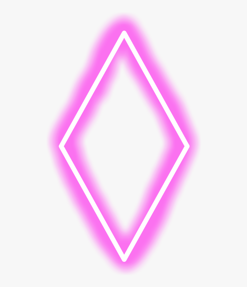 #circle #neoncircle #circleneon #triangle #neontriangle - Triangle, HD Png Download