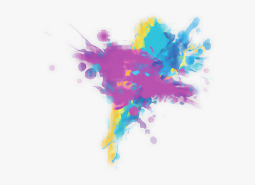 #color Splash #splash#splashcolor - Stiker Splash Color Picsart, HD Png Download