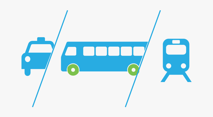 Public Transit Walking Driving, HD Png Download