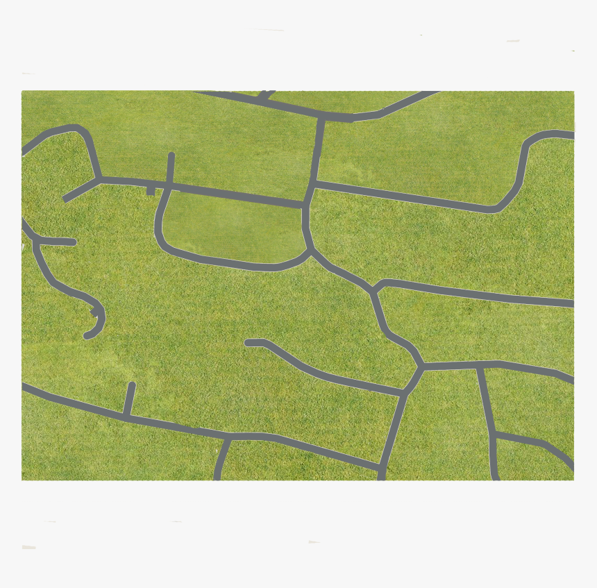 Grass And Roads - Flagstone, HD Png Download