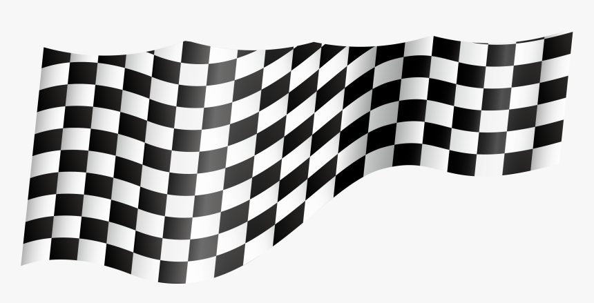 Draughts Chess Check Black And White - Vector Checkered Flag Png, Transparent Png