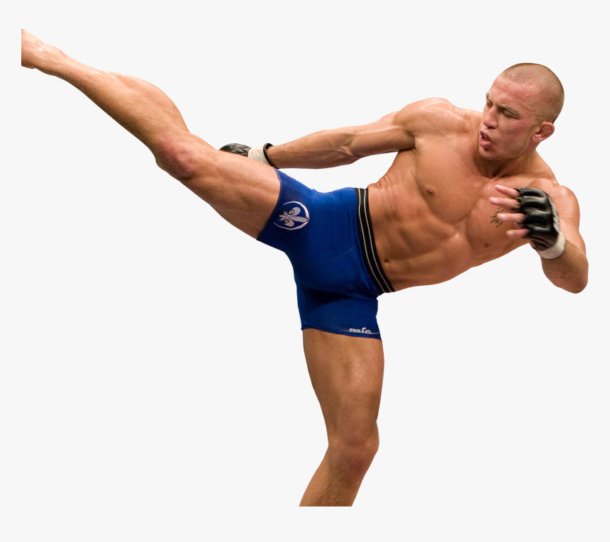 Photo Via <a Href Http - George St Pierre Full Body, HD Png Download