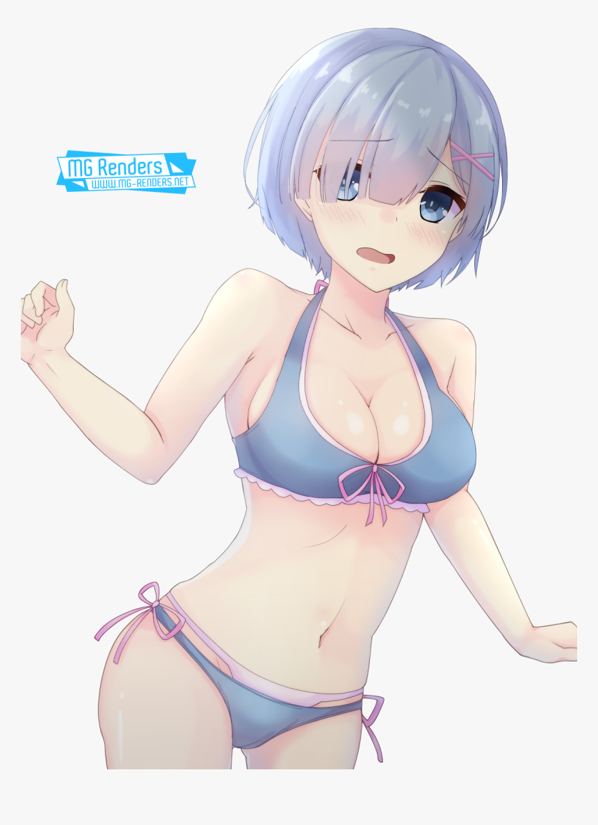 Rem Re Zero Bikini, HD Png Download