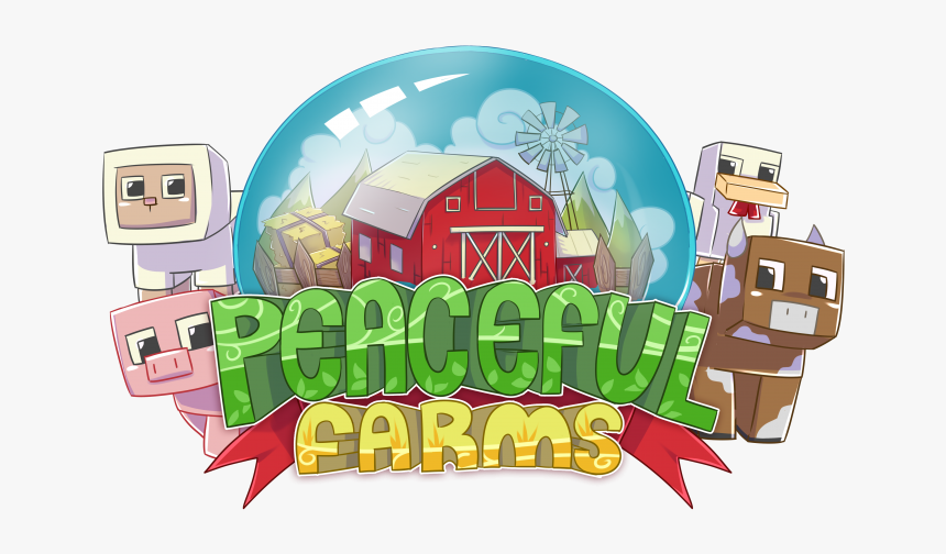 Farming Clipart Farm Map - Farming Logo Minecraft, HD Png Download
