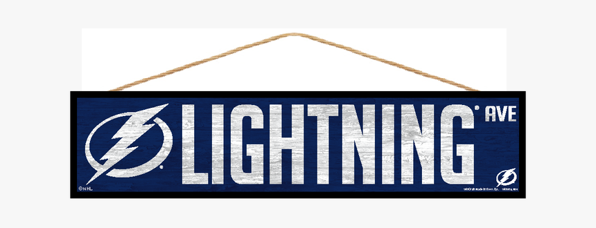 Tampa Bay Lightning Wincraft Wood Street Sign - Parallel, HD Png Download