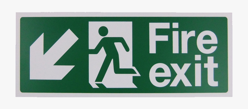 Fire Safety Signs - Fire Exit Signs, HD Png Download