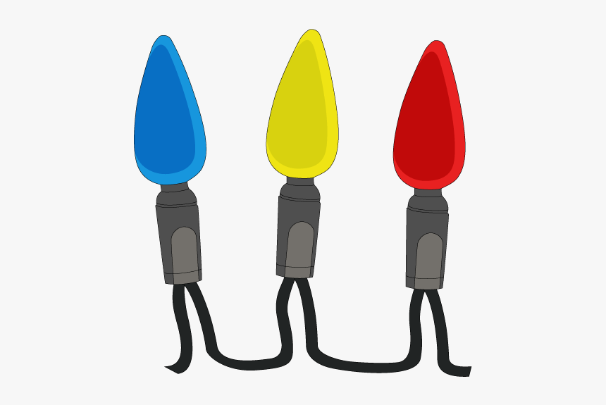 Christmas Light Clip Art - Old Christmas Lights Vector, HD Png Download