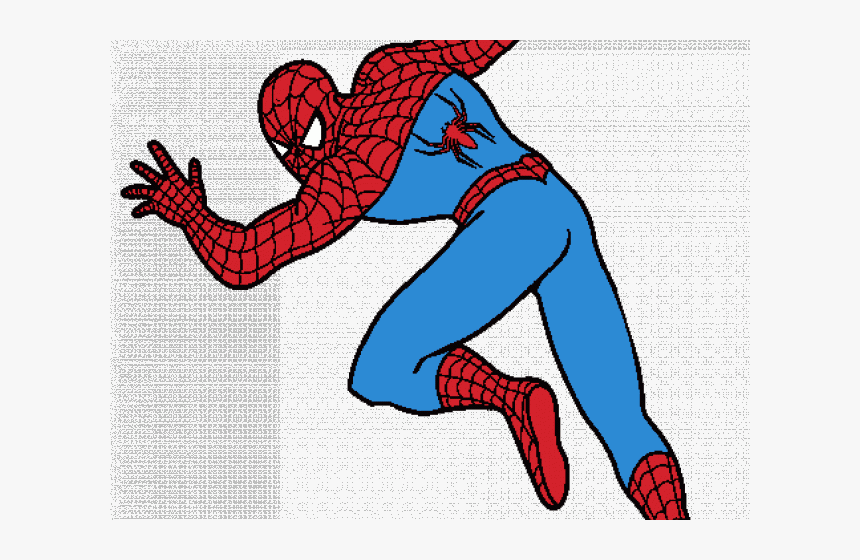 Spiderman Clipart Vintage - Spiderman Clip Art, HD Png Download