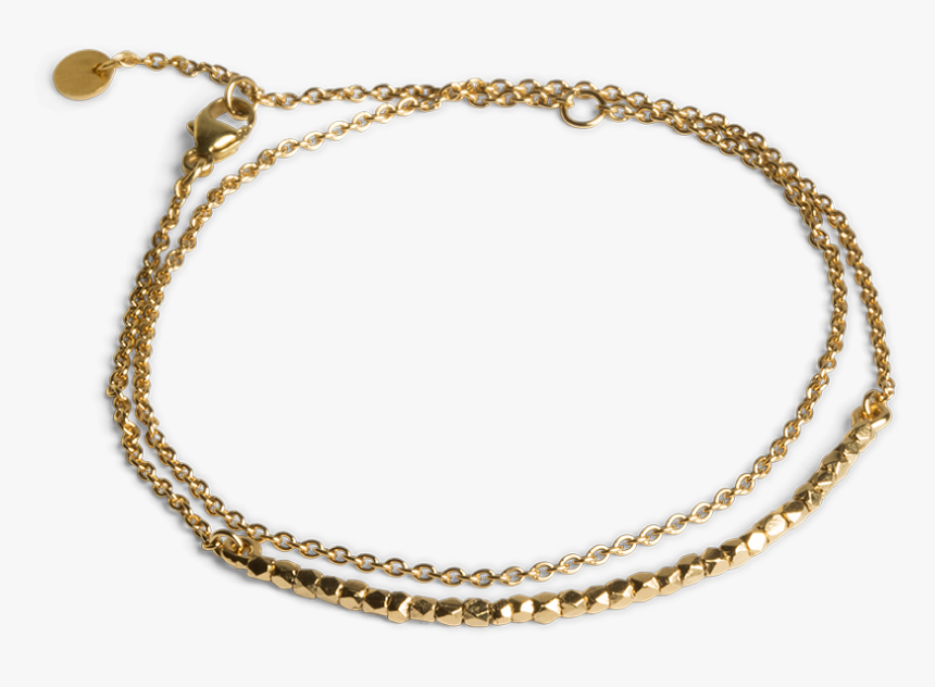 Bead Bracelet With Chain 
 Title Bead Bracelet With - Armbånd Jane Kønig, HD Png Download