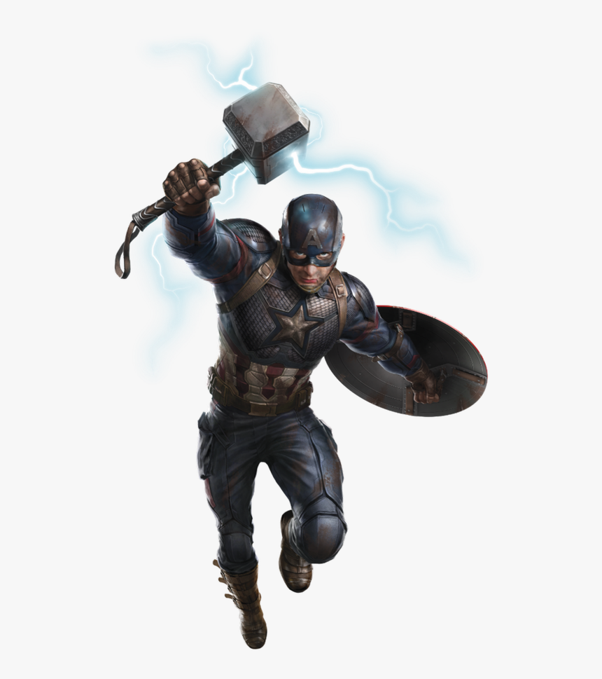 Captain America Mjolnir Png, Transparent Png