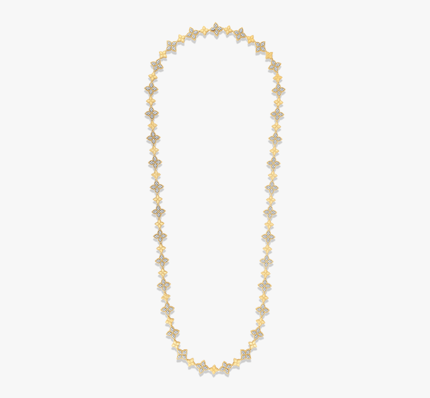 Roberto Coin Link Chain With Diamonds - Necklace, HD Png Download