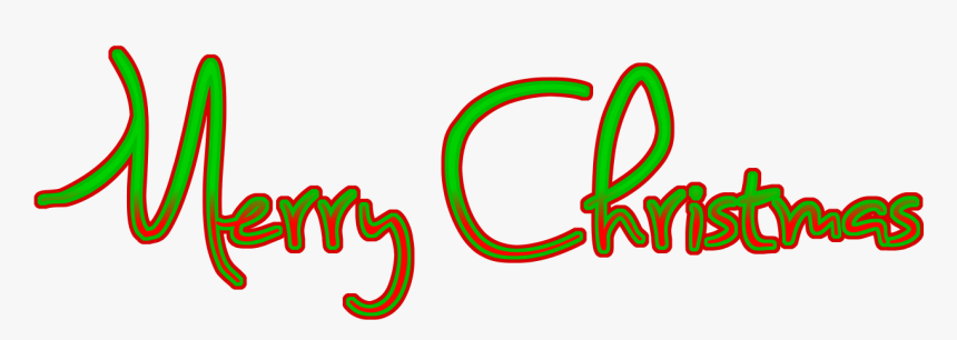 Merry Christmas Font Request - Line Art, HD Png Download