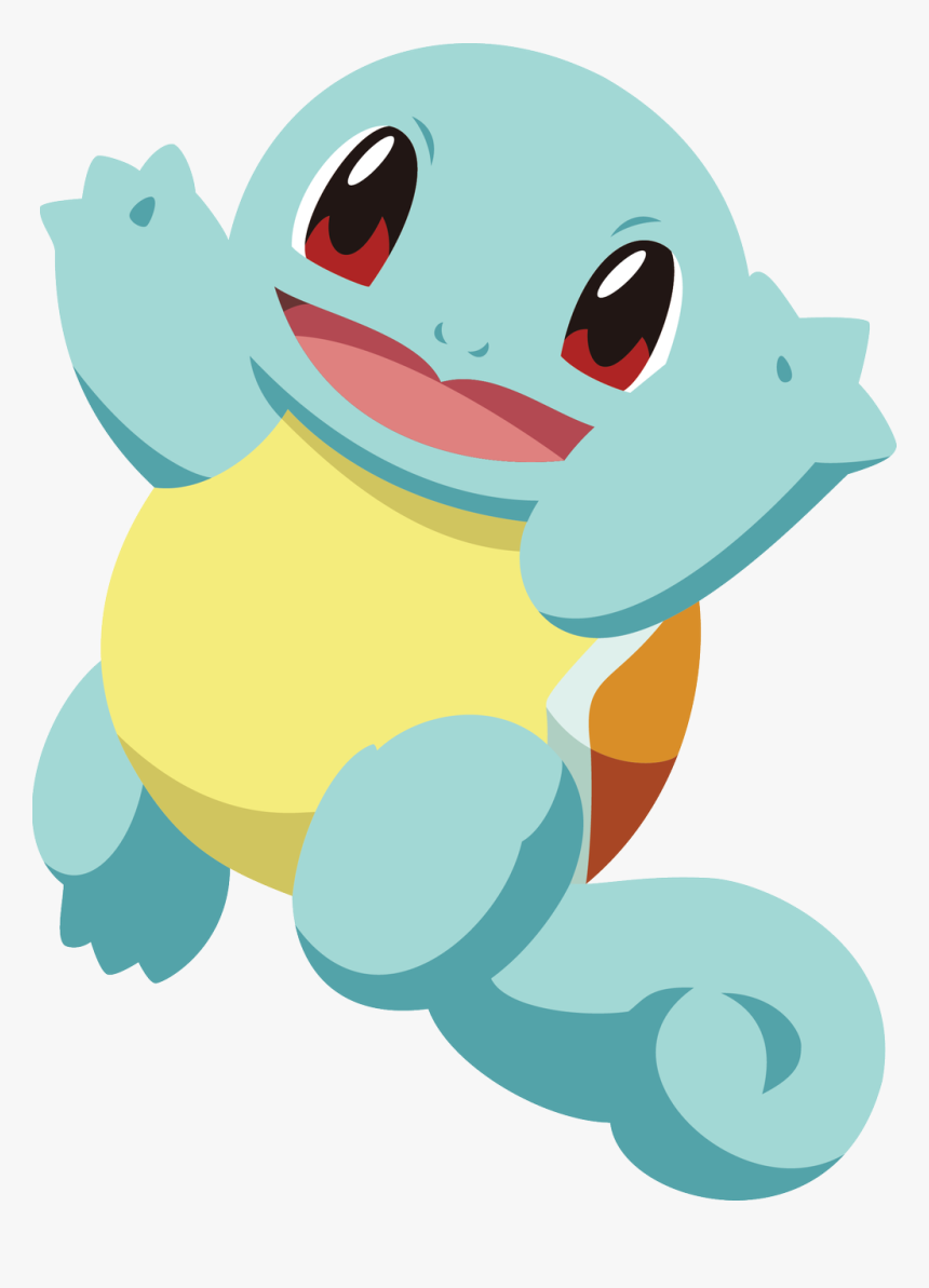 Pokemon Vector Squirtle - Squirtle Transparent Background, HD Png Download