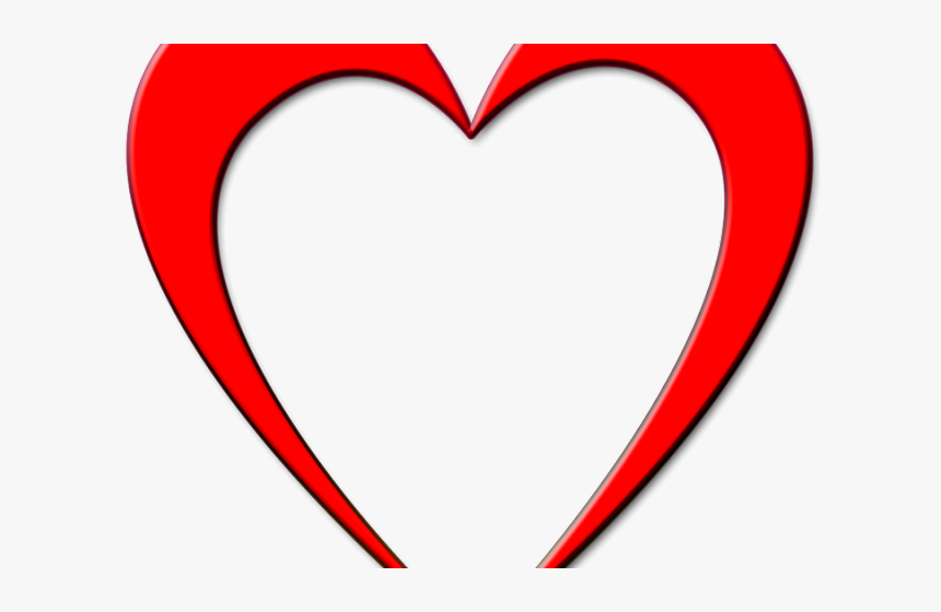 Heart Clipart Clipart Out Line - Heart, HD Png Download