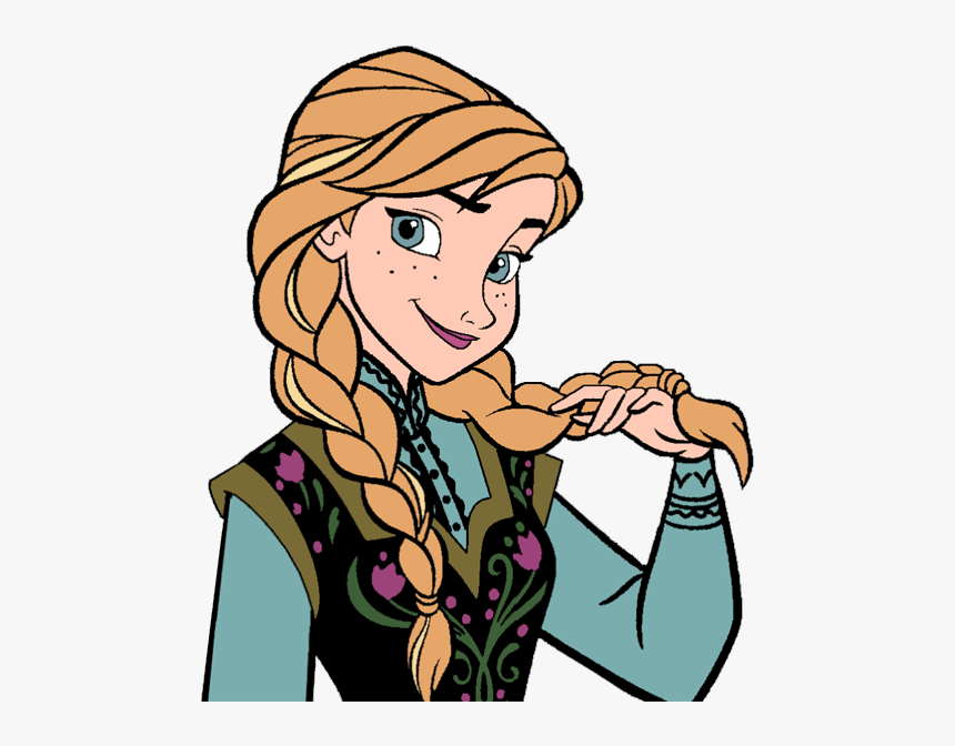 Elsa Holding Snowflake Clipart Jpg Transparent Library - Frozen Anna Clipart, HD Png Download