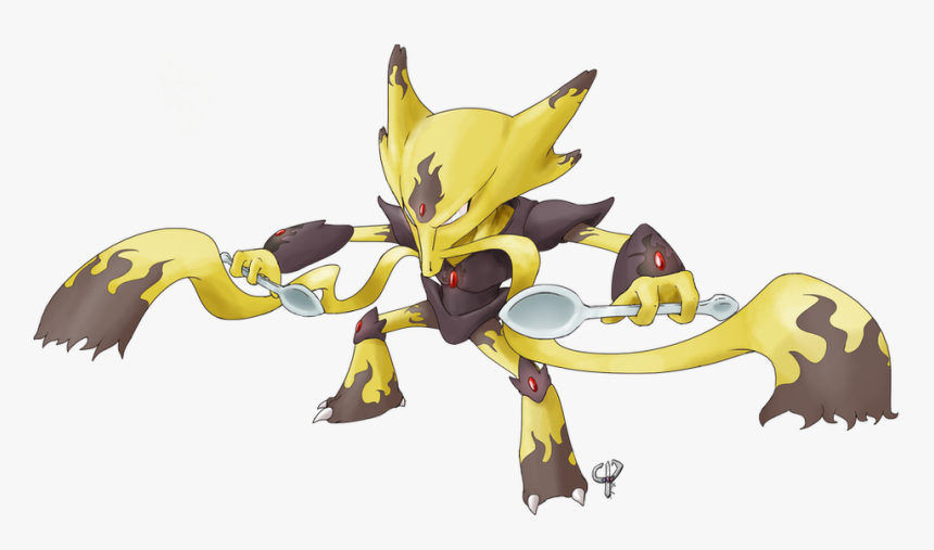Pokemon Female Alakazam Images - Mega Alakazam Fake, HD Png Download