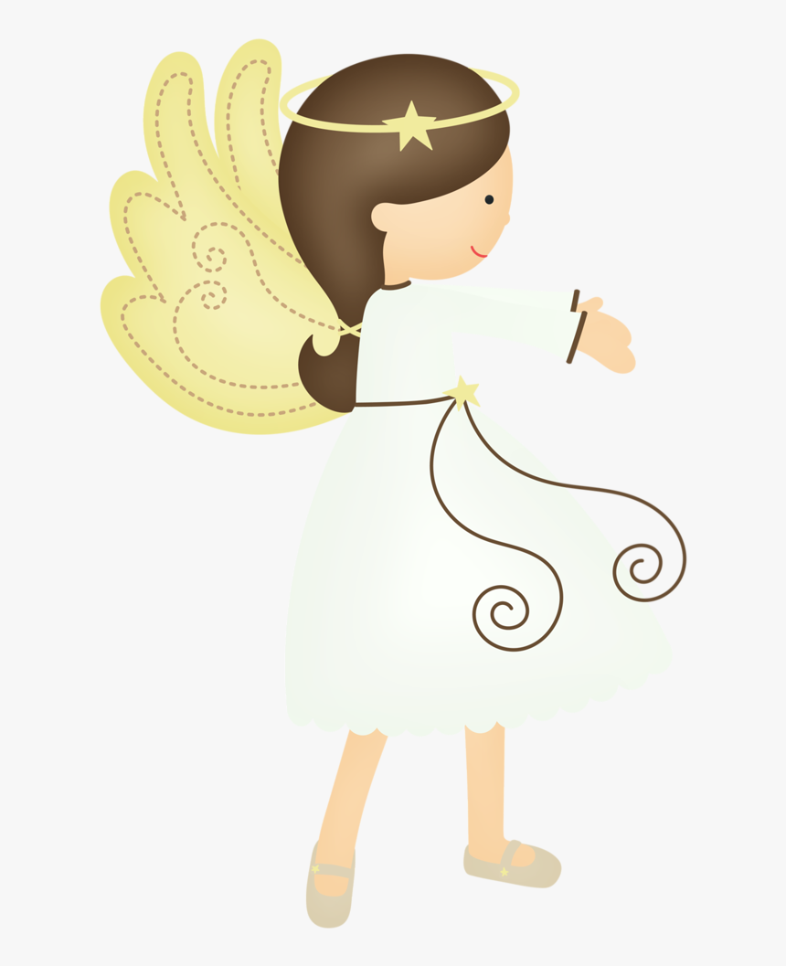 Silhueta De Anjo Para Primeira Eucaristia, HD Png Download