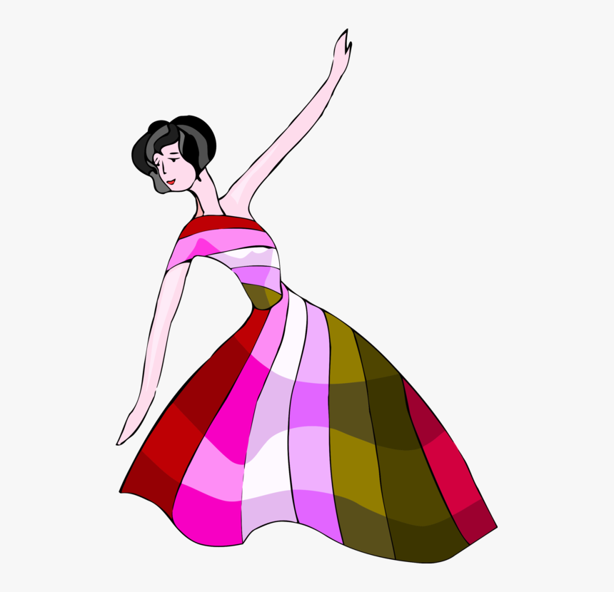 Art,shoe,girl - ภาพ การ์ตูน นัก เต้น, HD Png Download