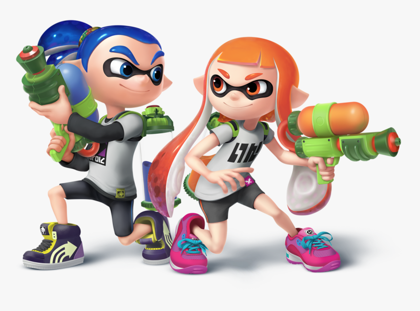 Super Smash Bros - Inklings Super Smash Bros, HD Png Download
