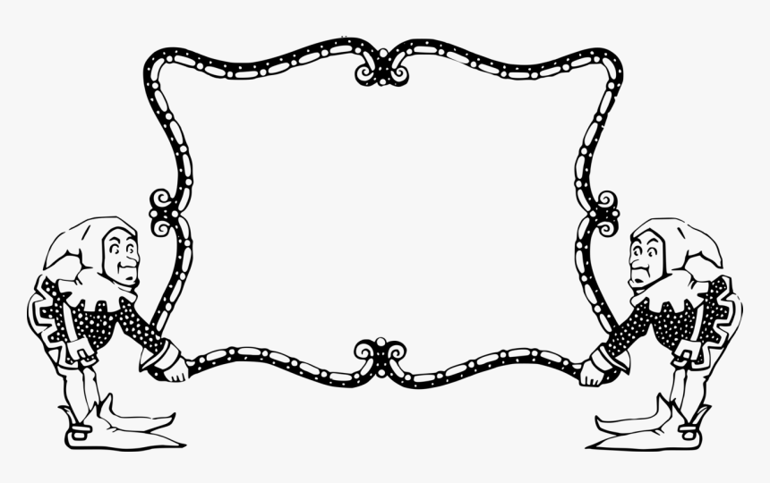 Art,monochrome Photography,carnivoran - Cadre Vintage Png, Transparent Png