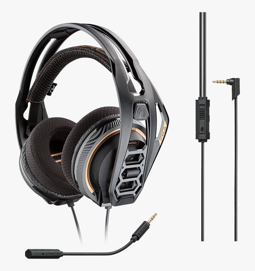Plantronics Gaming Headset Rig 400, HD Png Download