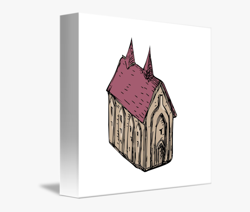 Medieval Church By Aloysius - Castle, HD Png Download