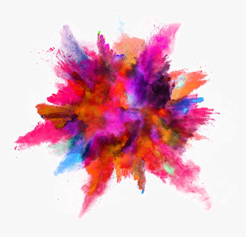 Color Powder Explosion Png, Transparent Png