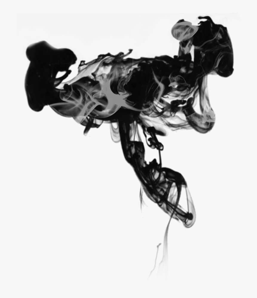 #smoke #black #smokeeffect - Illustration, HD Png Download