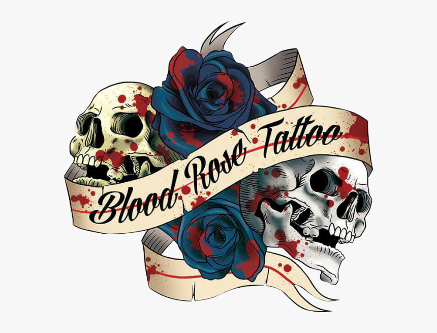 Blood Rose Tattoo - Tattoo Blood Rose Png, Transparent Png
