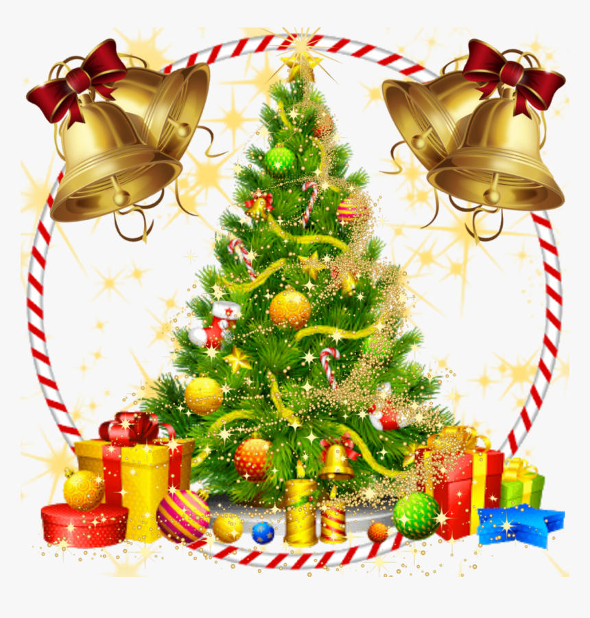 Merry Christmas Tree Png, Transparent Png