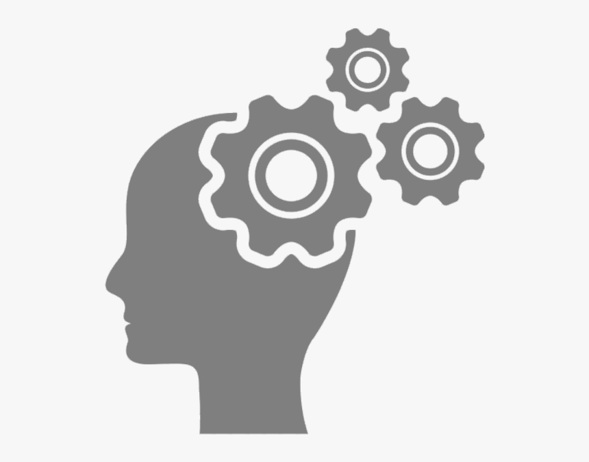 Person Icons Gear - Negative Thoughts Anxiety, HD Png Download