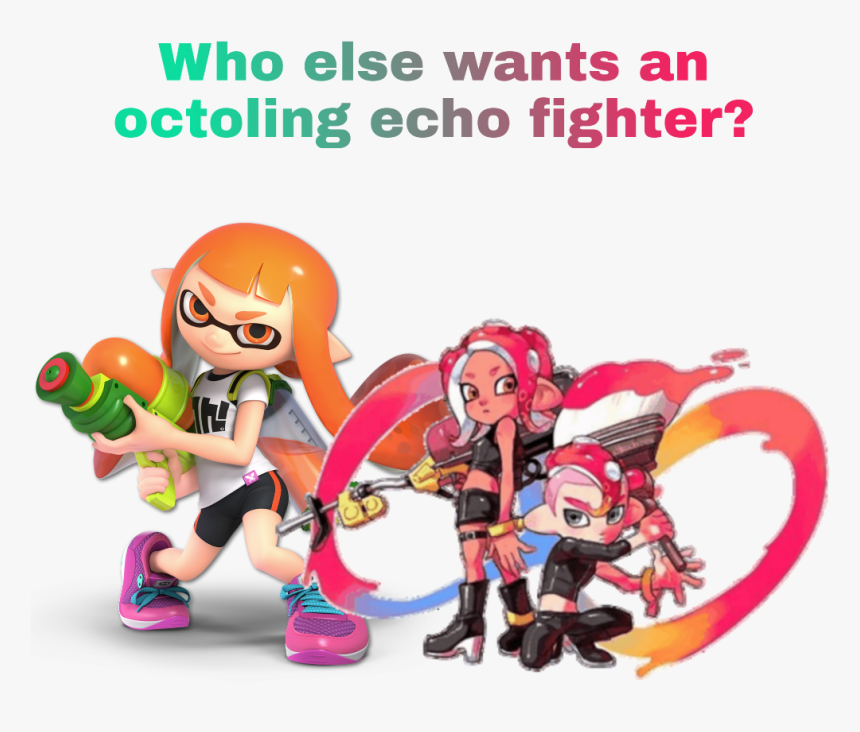 #smashultimate #supersmashbros #octoling #inkling #supersmashbrosultimate - Inkling Girl Super Smash Bros Ultimate, HD Png Download