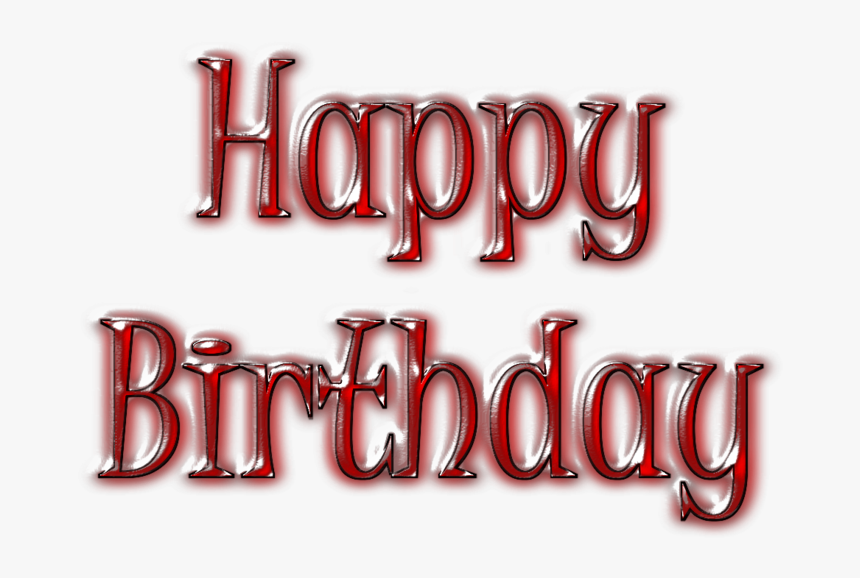 Happy Birthday Free Png File By Jvartndesign On Clipart - Calligraphy, Transparent Png