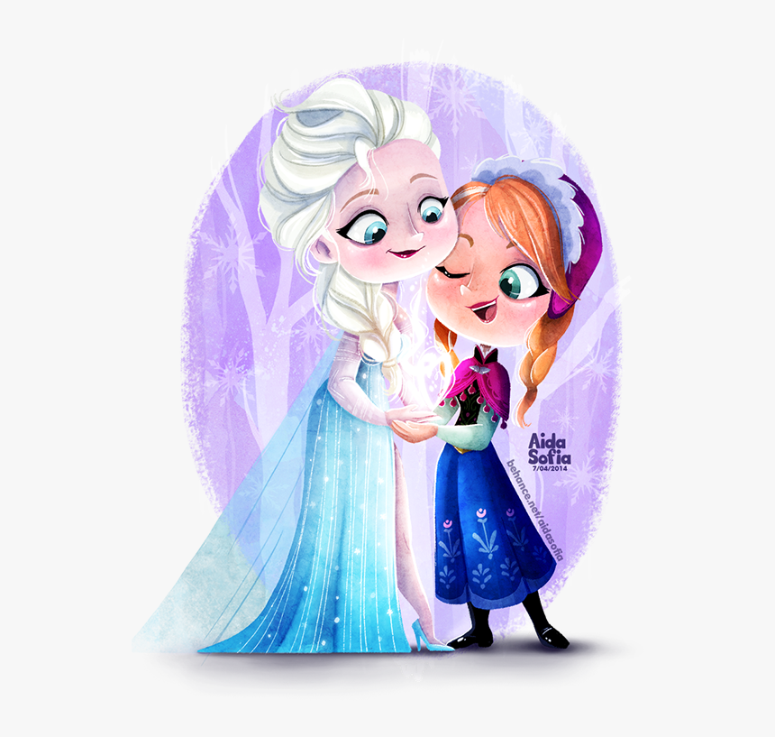 Anna And Elsa Fan Art, HD Png Download