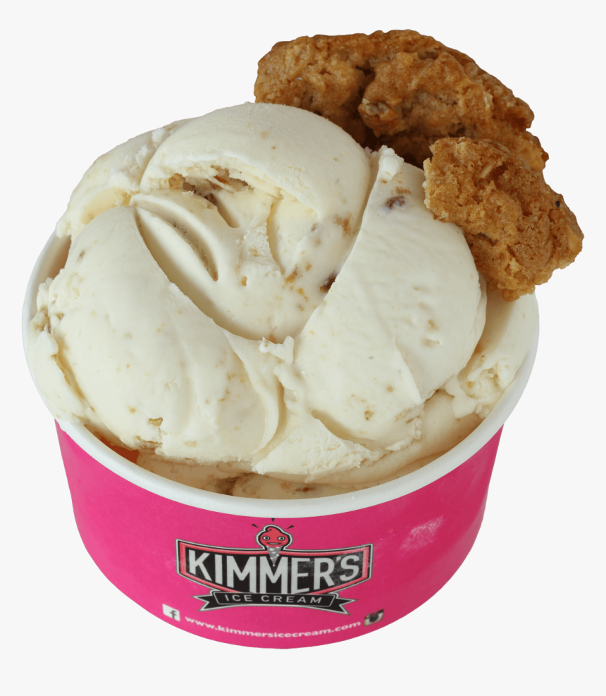 White Chocolate Salty Oatmeal Cookie - Vanilla Ice Cream, HD Png Download