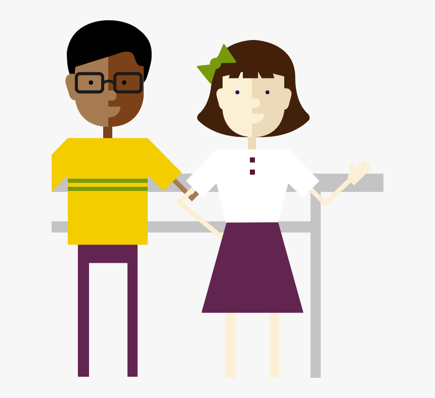 Transparent Children Leaving School Clipart - Cartoon, HD Png Download