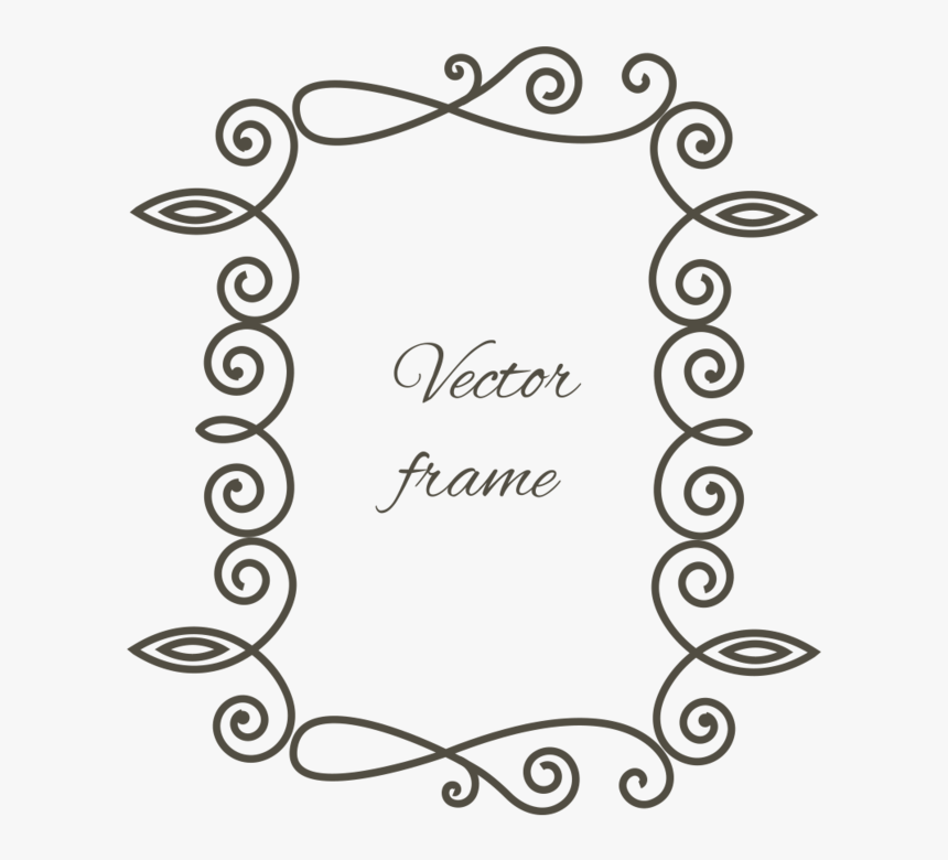 春天创意绿植鲜花边框元素设计 - Design, HD Png Download