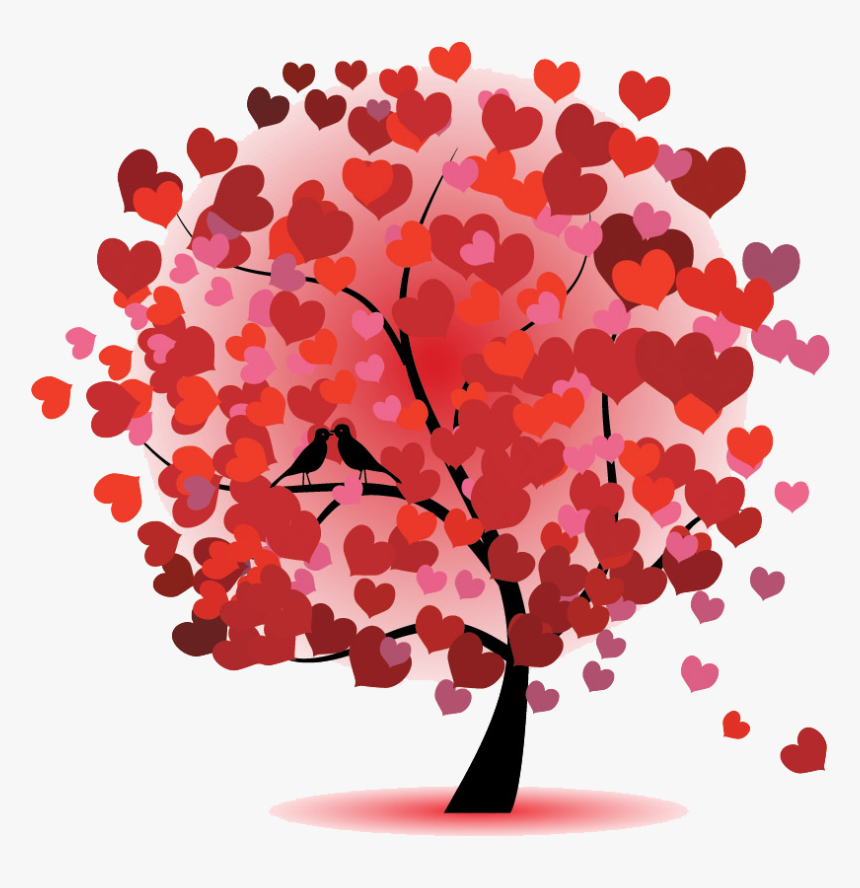 Heart-shaped Tree Png Download - Tree Of Love, Transparent Png