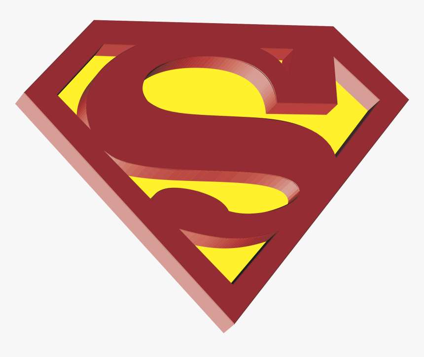 Superman Logo Png Transparent - Logo Superman Png Vector, Png Download