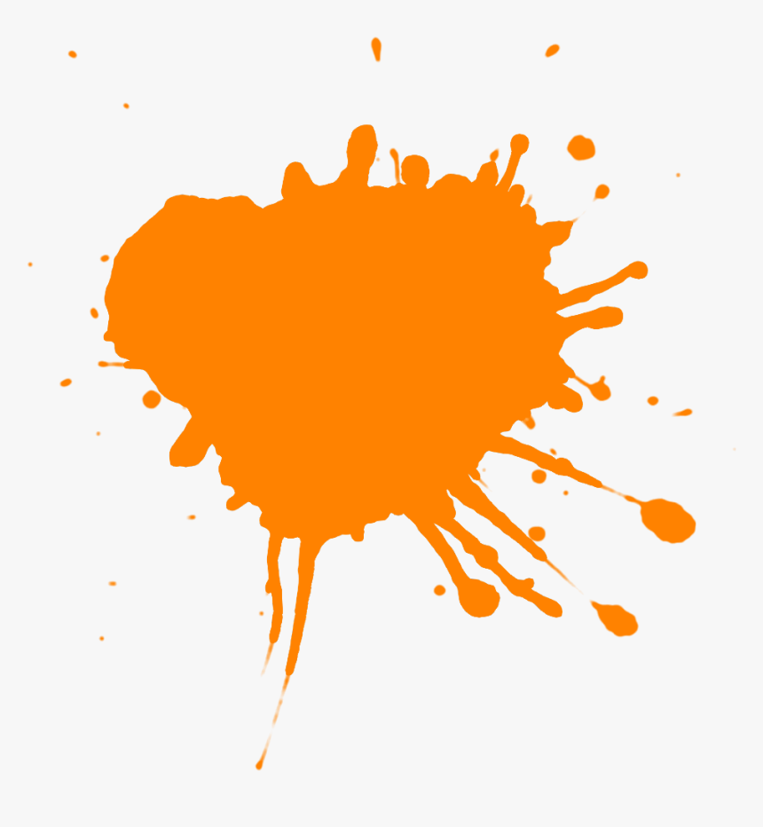 #splash #colorsplash #orange #freetoedit #ftestickers - Tinta Verde Png, Transparent Png