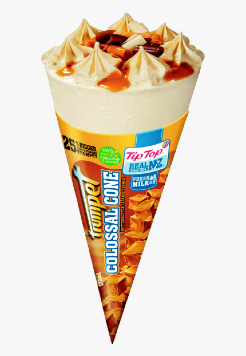 Cone Colossal Cone Butterscotch Caramel Crunch2 X 1340 - Colossal Trumpet, HD Png Download