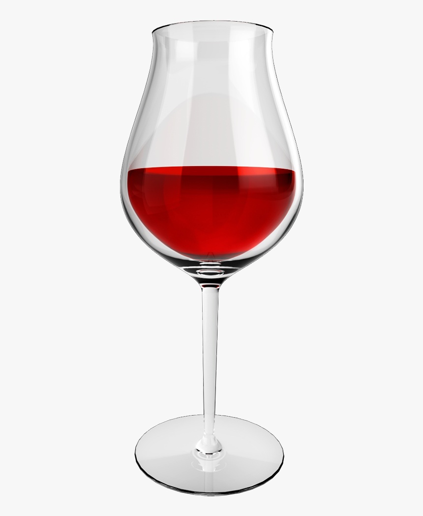 Red Wine Glass Pinot Noir Variant - Champagne Stemware, HD Png Download