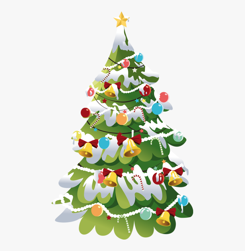 Decorated Christmas Tree Transparent, HD Png Download
