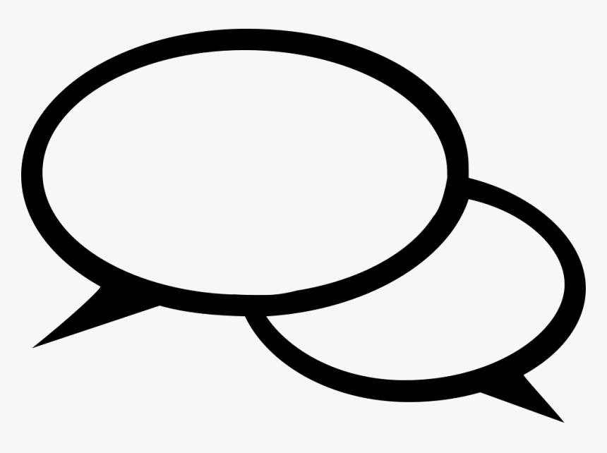 Speech Bubble Clipart Oval - Icon, HD Png Download