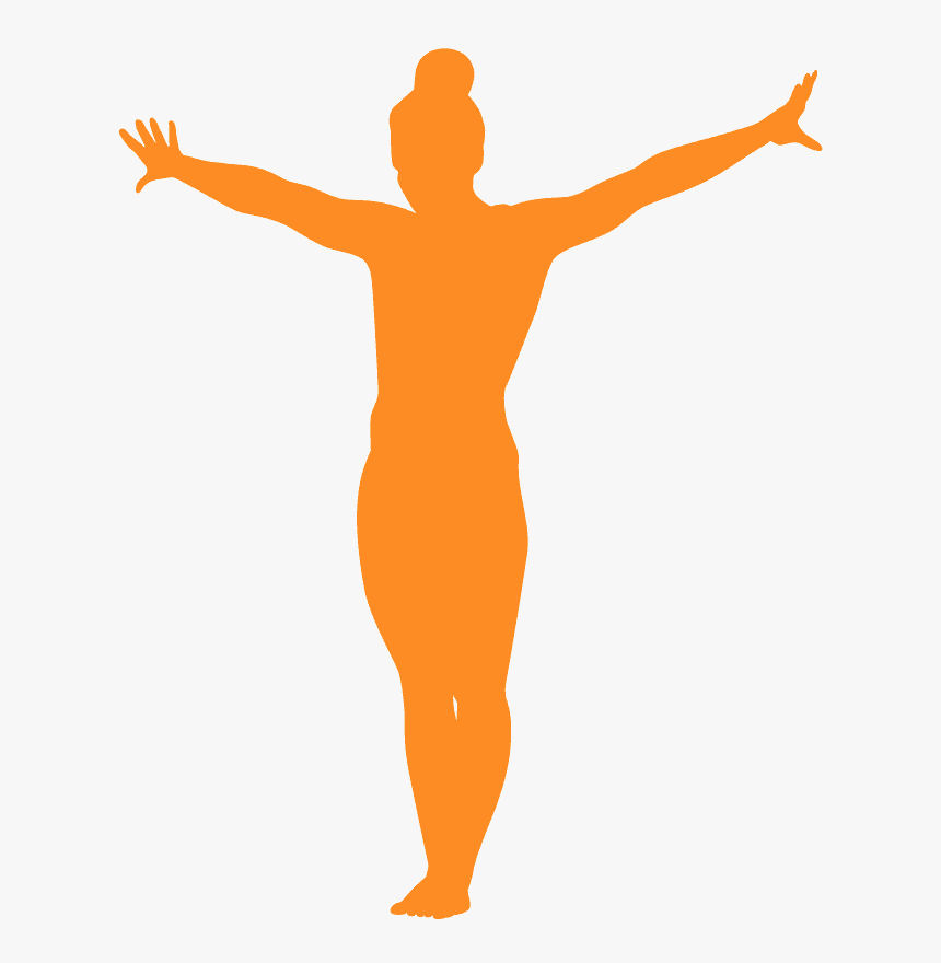 Silhouettes Of Gymnastics, HD Png Download