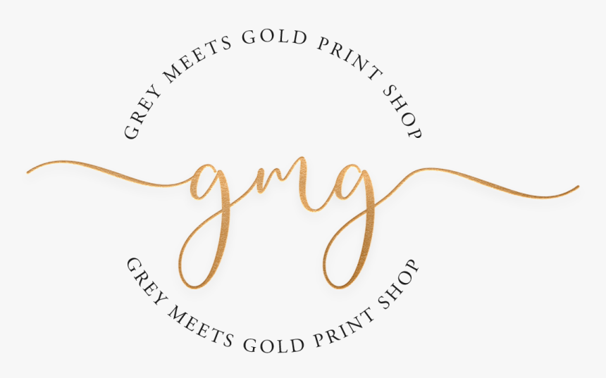Grey Meets Gold - Calligraphy, HD Png Download